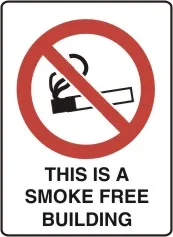 P 519 — THIS IS A SMOKE FREE BUILDING